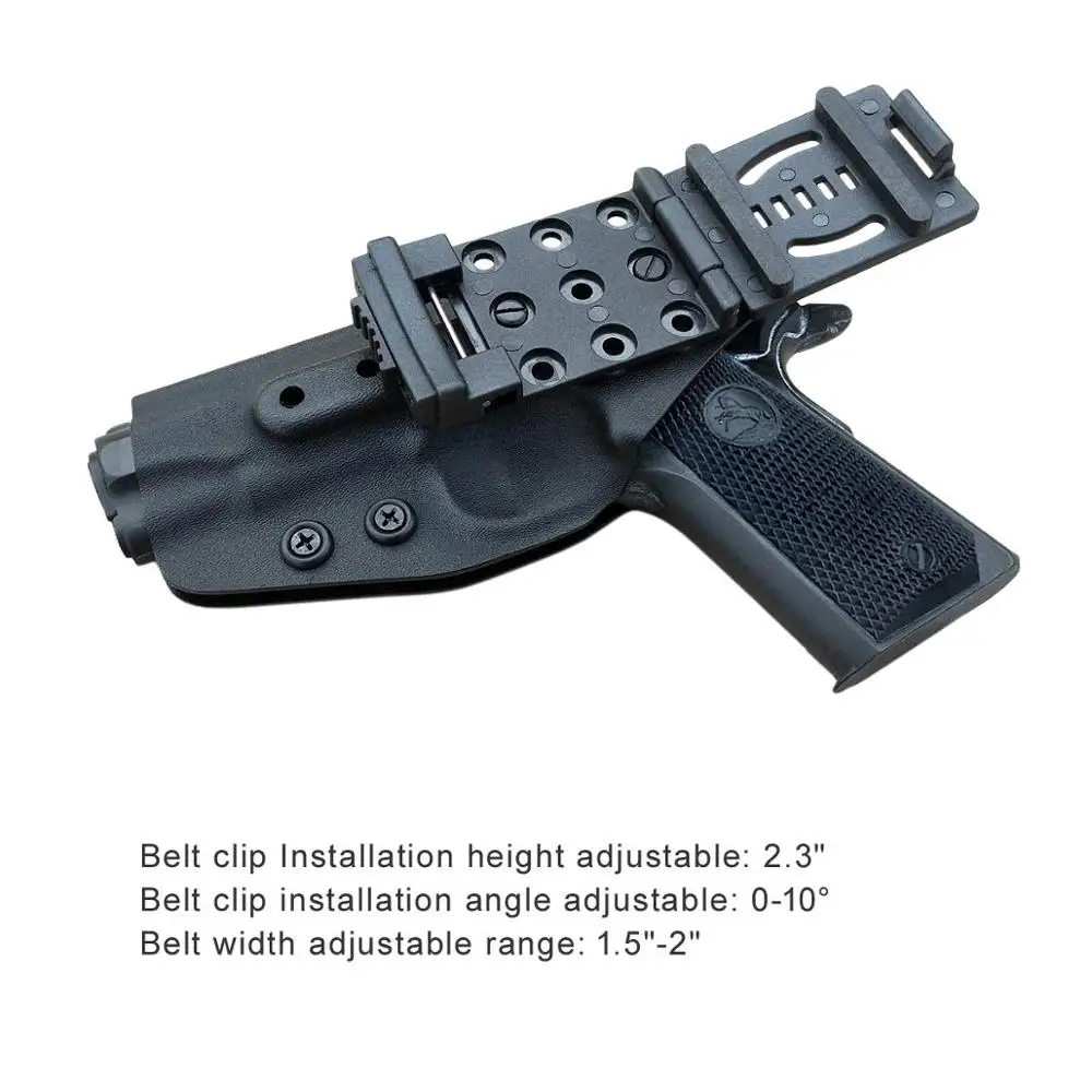 Чехол для пистолета PoLe.Craft OWB KYDEX Подходит для: Colt Commander 1911 45 / 9 мм 4 5 дюйма M1911 PT1911