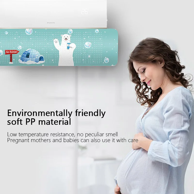 

Scalable Hanging-type Air Conditioning Windshield Anti-direct Blowing Air Deflector Household Air Conditioning Baffle Cover Tool