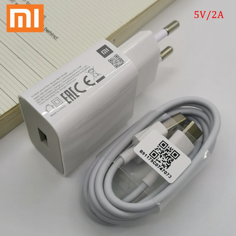 Фото Зарядное устройство Xiaomi 5 В/2 А зарядный адаптер питания кабель Micro USB Type-C для Mi 8 9 SE