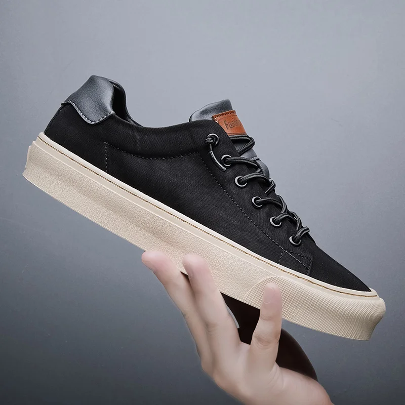 Мужские холщовые кроссовки Нескользящие повседневная обувь для ходьбы лето 2020 |