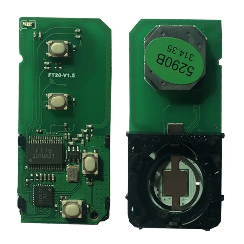 

Lonsdor плата 5290B 314,35 МГц FSK Toyota 4D 98 Smart Key PCB