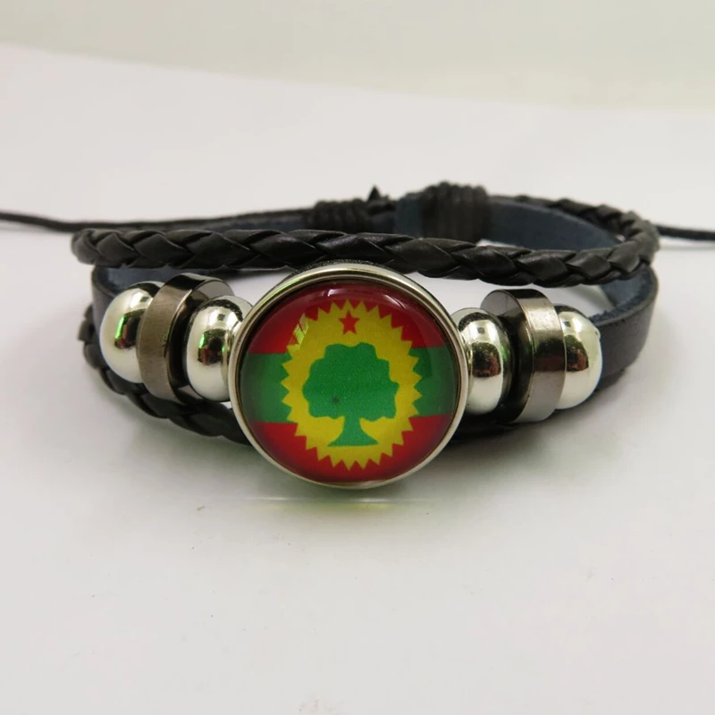 Infinity Love Oromo Bracelet Fashion Women And Men Leather Bracelets Oromia Jewelry Gifts | Украшения и аксессуары