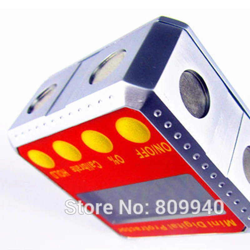 Цифровой мини транспортир инклинометр коническая коробка уровень цифровой