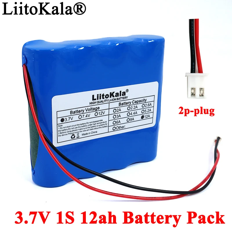 3 7 в 18650 литиевый аккумулятор 1S2600mAh 5200mAh Рыбалка со светодиодной подсветкой Bluetooth