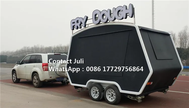 Новый дизайн Мобильный Свадебные прицеп для уличной еды корзину 4 колеса витрина