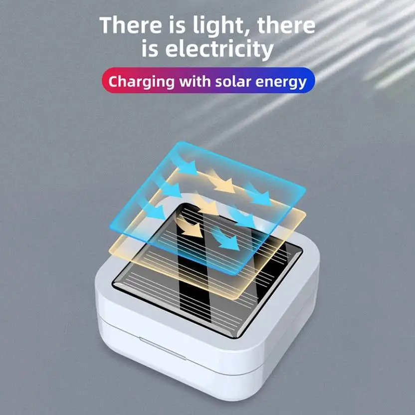 new air 6 plus noise cancelling wireless bluetooth 5 0 air6 pro solar charging earbuds earphones headset for huawei xiaomi free global shipping