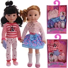 5 шт.компл. подарочная упаковка кукольная одежда + юбка + обувь + носки для Paola Reina 14,5 дюймов Wellie Wishers 14 BJD Blyth игрушки Нэнси