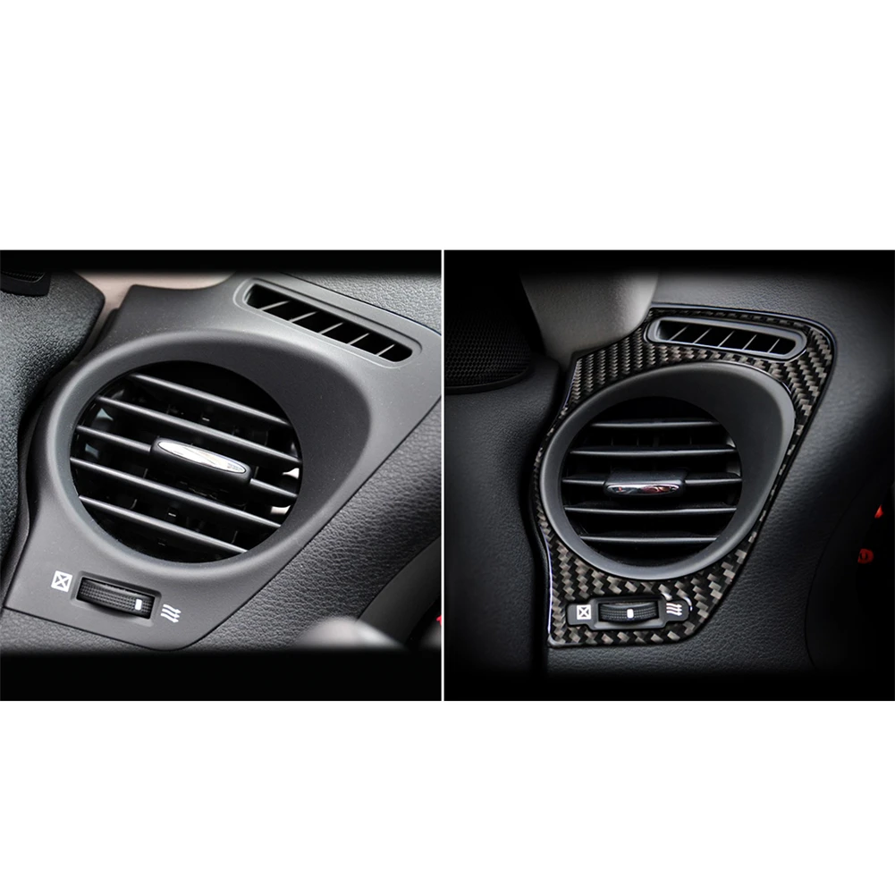 

Carbon fiber Side Air Vent Outlet Cover Trim car interior air outlet panel trim stickers For LEXUS IS250 300 350 2006-2012