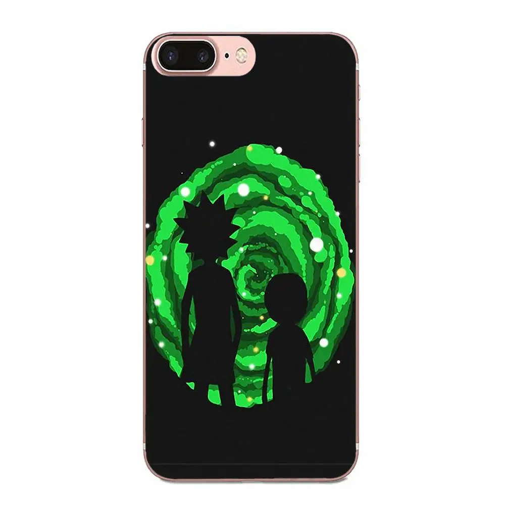 Чехол накладка для мобильного телефона из ТПУ чехлы с принтом Рик и Морти мягкие