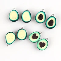 6pcs 1619mm avocado slime charms supplies addition accessories diy crafts decor filler for slime clay toy
