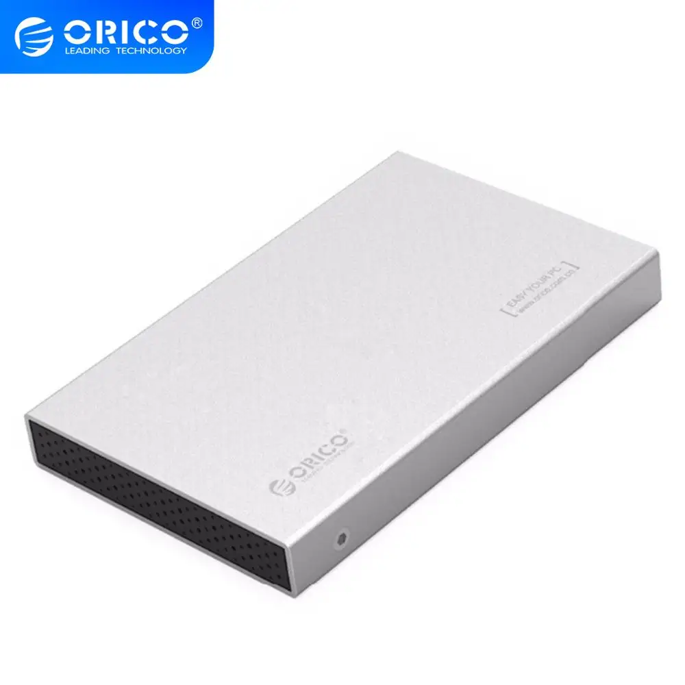 Алюминиевый корпус жесткого диска ORICO 2518S3 SV USB3.0 to SATA3.0 5 Гбит/с 2 дюйма поддержка 7