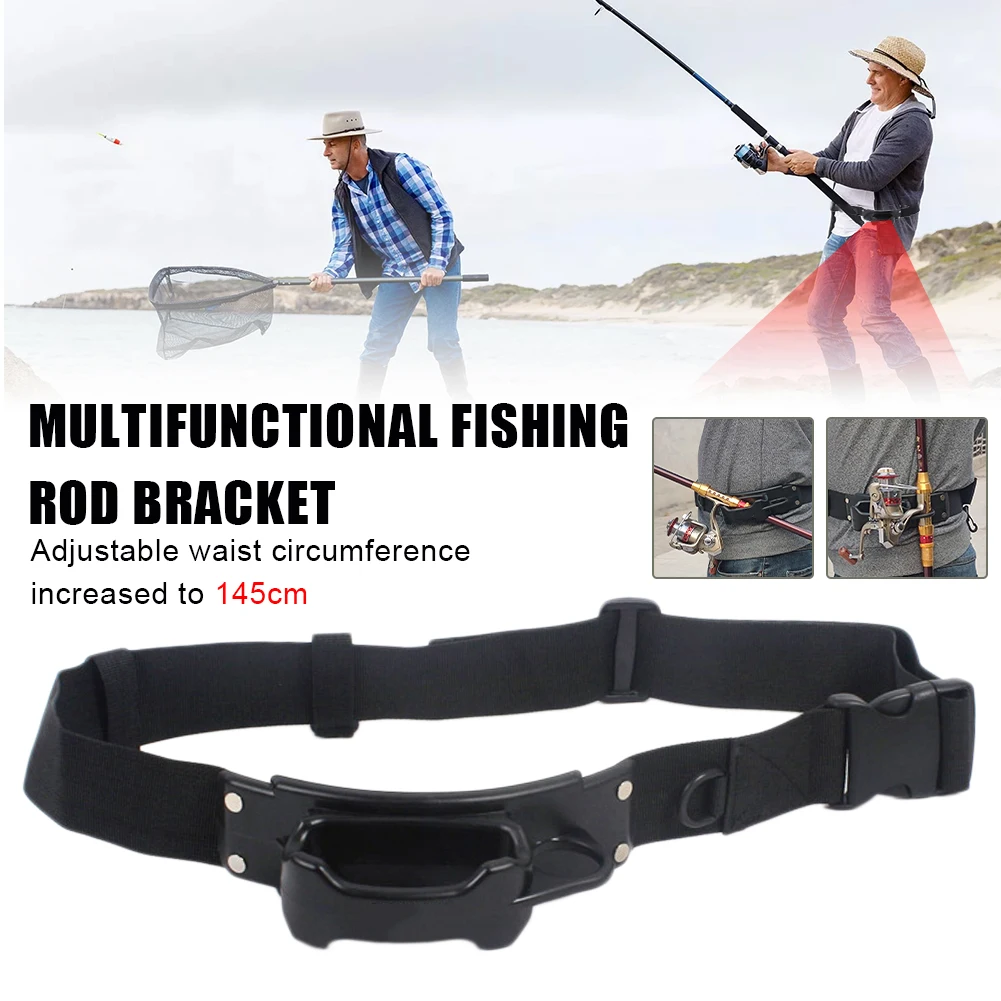 

Multifunction Waist Fishing Rod Holder Fishing Rod Pole Inserter Portable Belt Rod Holder Fishing Gear Tackles Accessories New