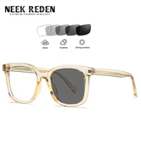 big frame photochromic reading sunglasses retro ladies anti blue rays magnifier eyewear women change color glasses with diopter