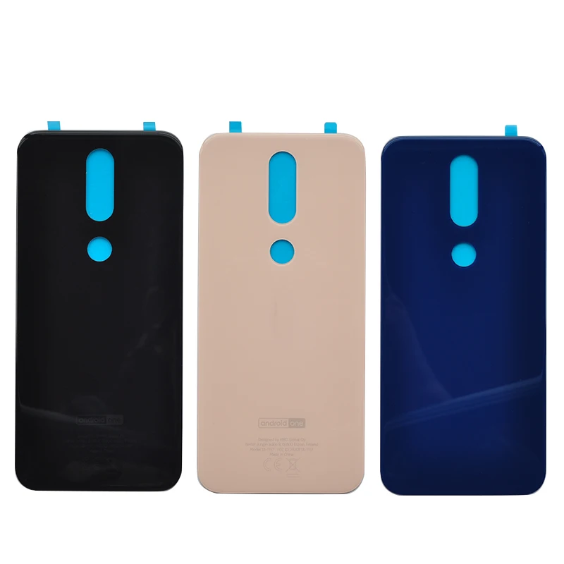 

ZUCZUG New Glass Rear Housing For Nokia 4.2 TA-1184 TA-1133 TA-1149 TA-1150 TA-1157 Battery Cover Back Case With Adhesive+Logo