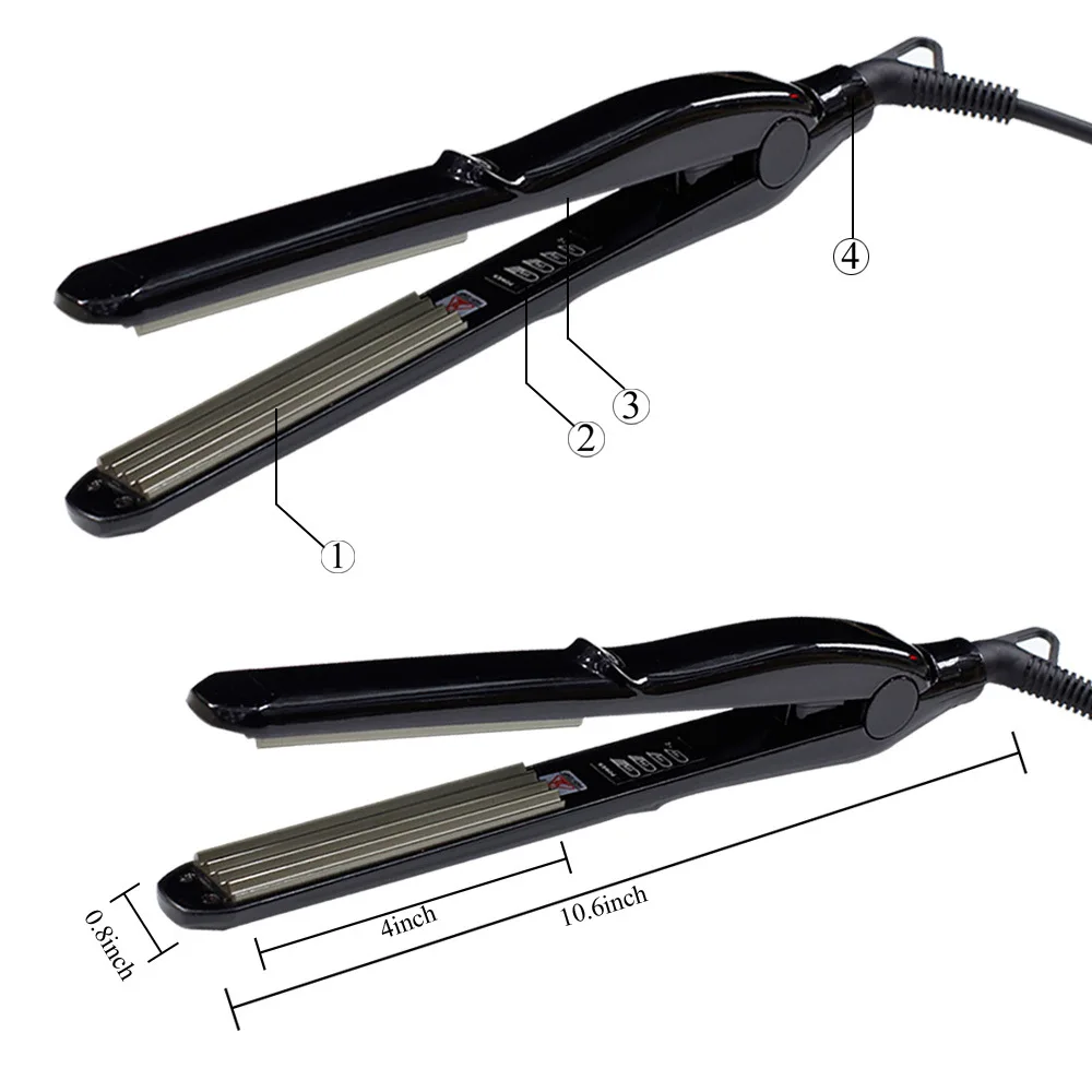 Щипцы для завивки волос профессиональные гофрированные Плойка создания малышей