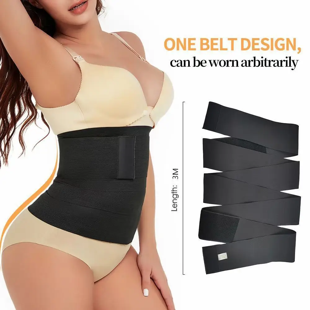 

Snatch Me Up Bandage Wrap Waist Trainer Shaperwear Belt Women Slimming Tummy Belt Corset Top Stretch Bands Cincher Body Shaper