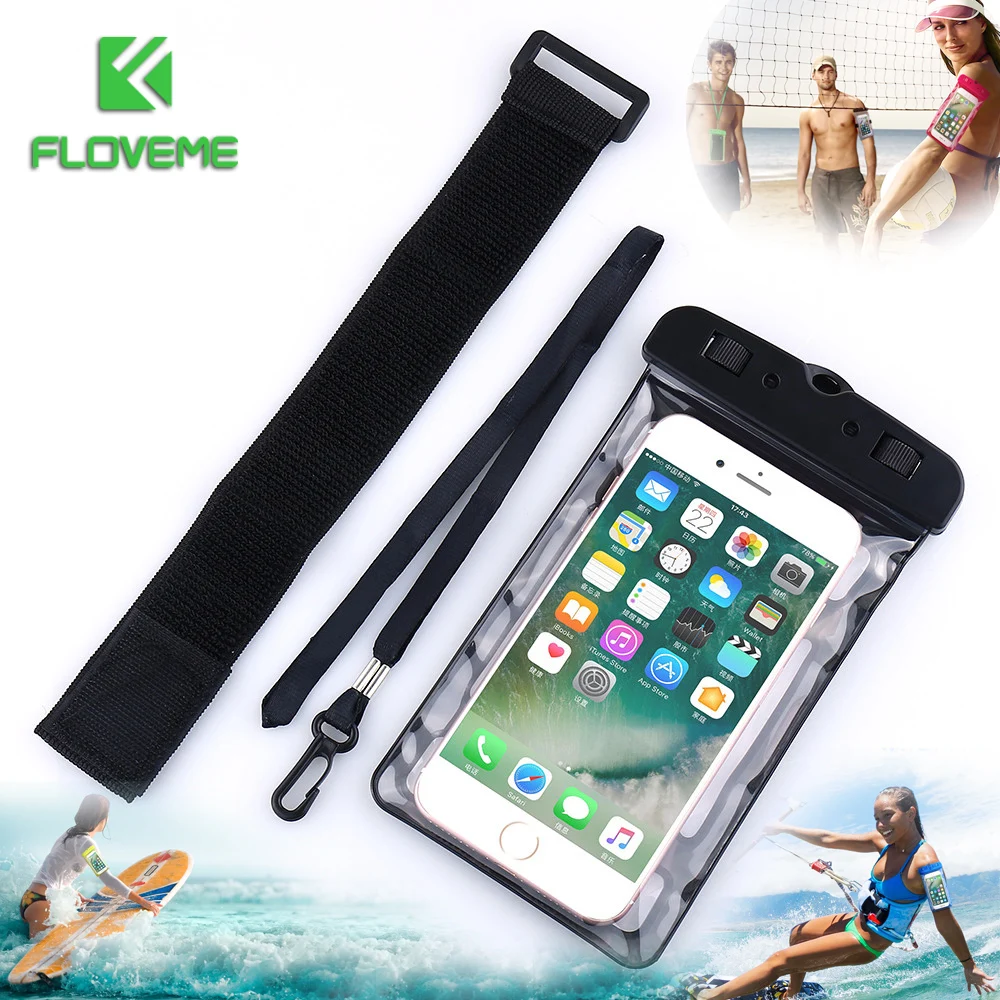 Универсальный Водонепроницаемый Чехол FLOVEME IPX8 для iPhone X Samsung A50 A40 чехол телефона