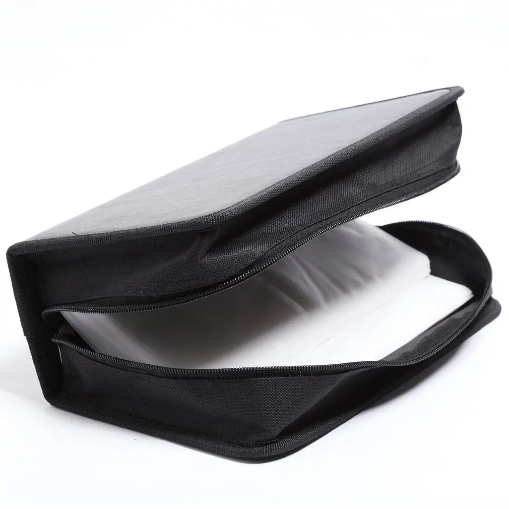 120 рукав CD DVD Blu Ray Disc Carry Case Holder Wallet Ring Binder|Боксы для дисководов| |
