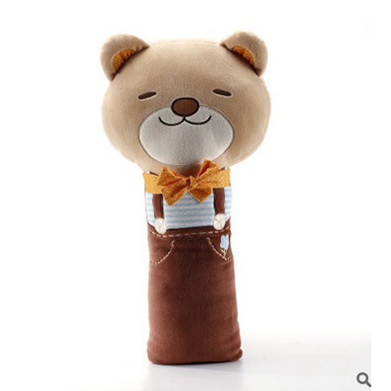 Мультяшные детские плюшевые подушки для автомобиля ремень безопасности сна