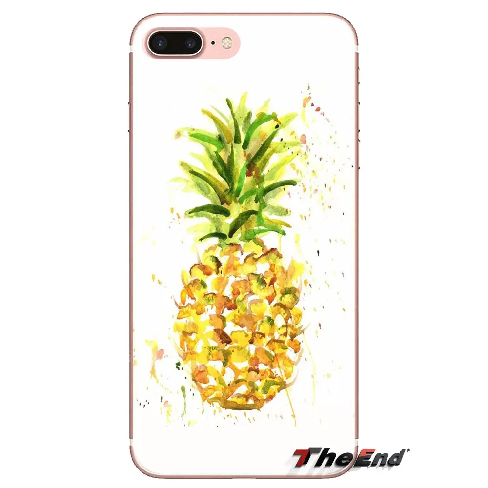 Pineapple Fruit For Samsung Galaxy S3 S4 S5 Mini S6 S7 Edge S8 S9 S10 Plus Note 3 4 5 8 9 Soft Transparent Cases Covers |