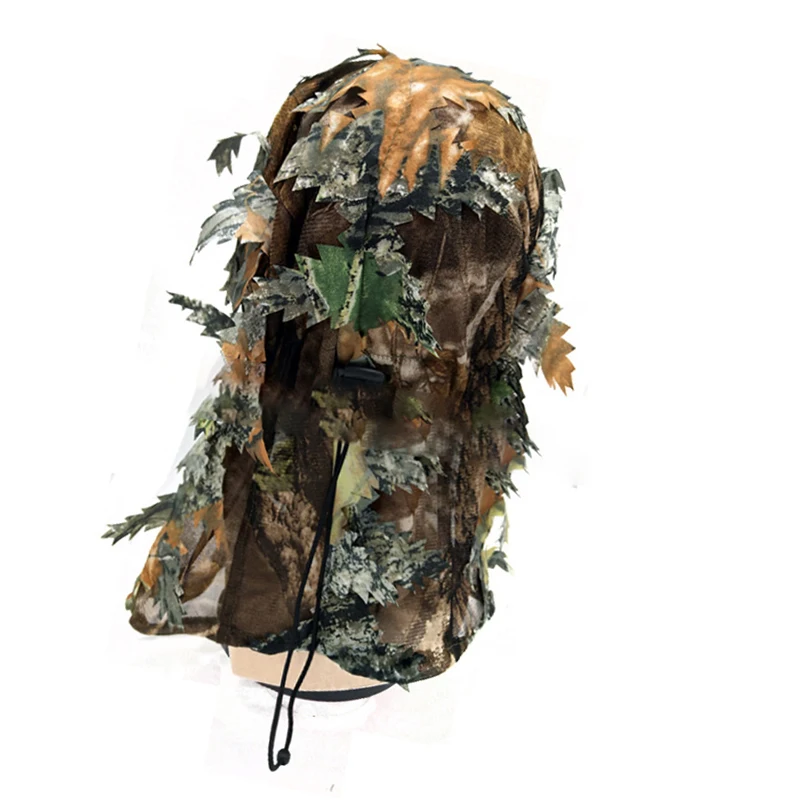 

Tactical 3D Camouflage Balaclava Full Face Mask CS Wargame Army Hunting Cycling Helmet Liner Cap Military Geely Hunting Suit