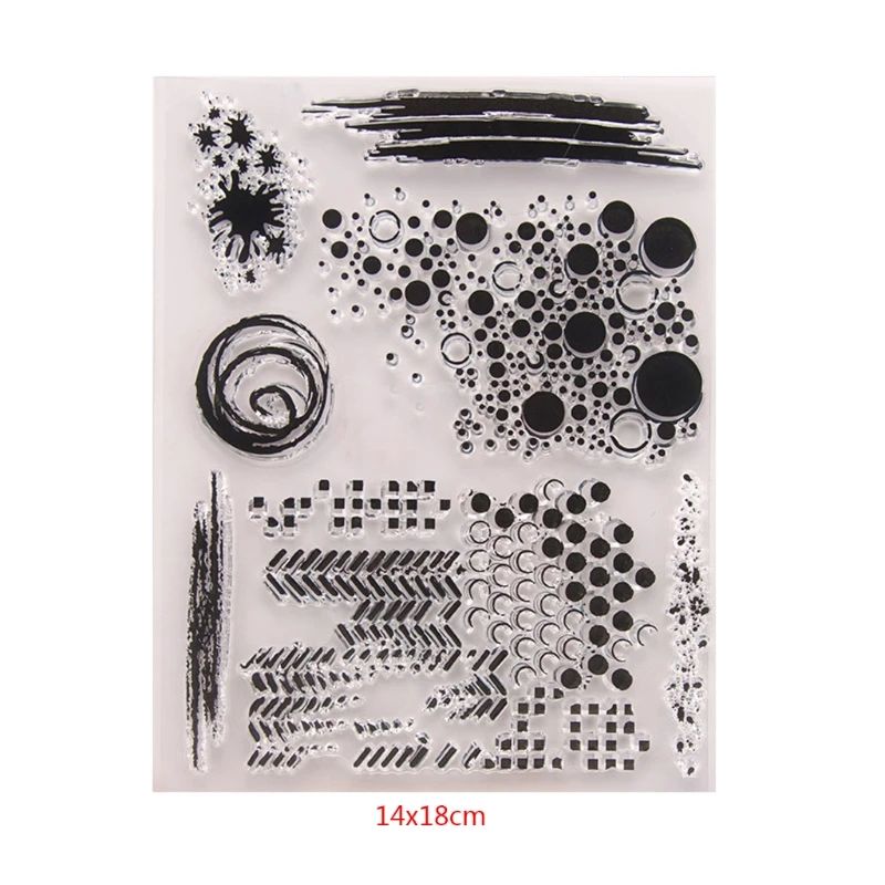 

Transparent Stamp Silicone Seal Sheet For DIY Scrapbook Craft Card Album