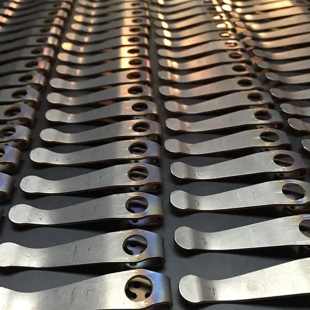 Твердый глубокий титановый зажим с 3 отверстиями для C81 C10 C11 складные зажимы ножей