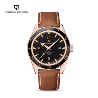 2021 new pagani design mens automatic mechanical watch top brand gold stainless steel sapphire 20bar waterproof montre homme