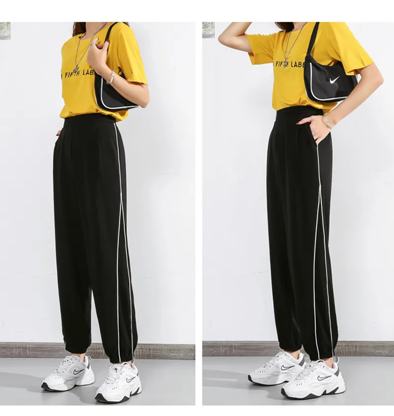 Новинка недорогие женские повседневные спортивные штаны для тренировок с