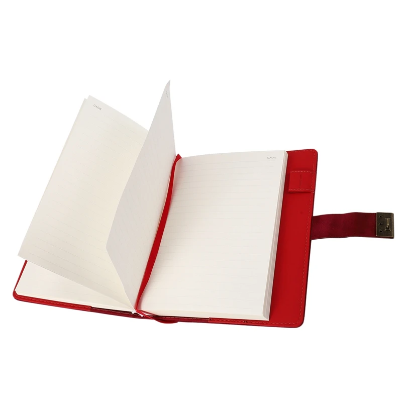 

B6 Retro Creative Handbook Password Notebook with Lock Suede