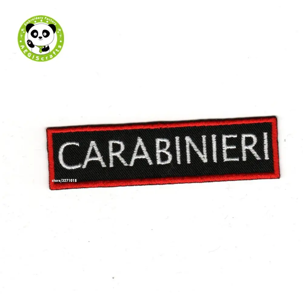

iron on carabinieri word letters embroidery patches for uniform
