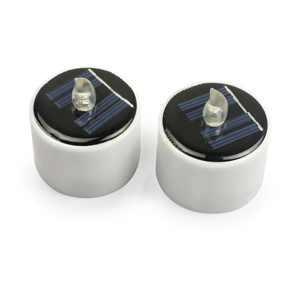 Настольная лампа свечи солнечные чайные лампы светодиодная электронная 1 шт. беспламенные декоративные