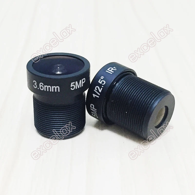 5 шт./лот Мп 1/2 &quot3 6 мм F2.0 ИК MTV M12 Mount CCTV Board Lens для 1080P 2МП 3мп 4мп 5Мп аналоговой IP