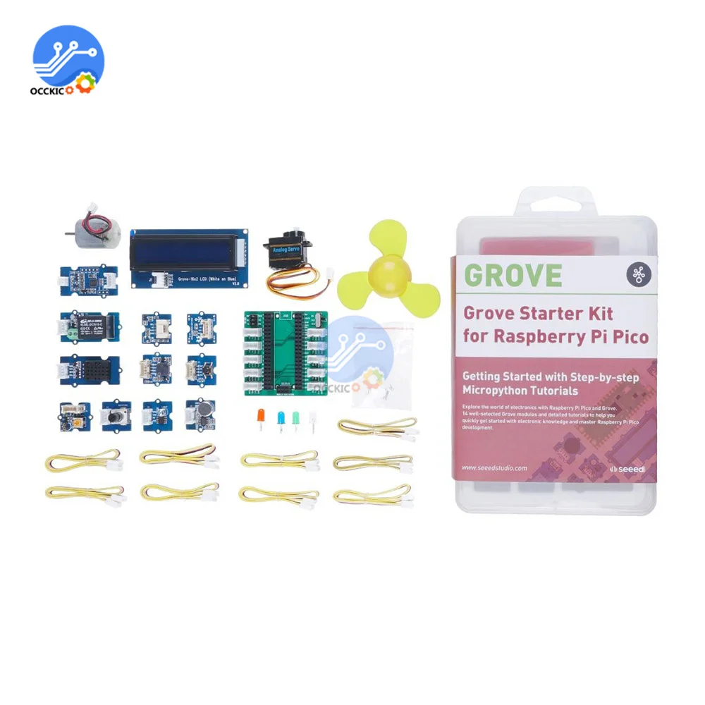 Grove Starter Kit Designed For Raspberry Pi Pico Development Board DIY By Seeed