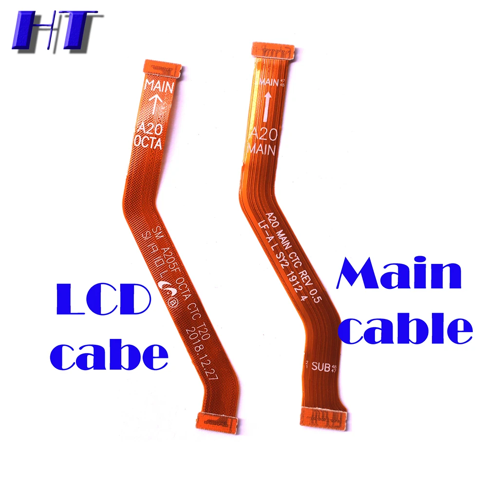 For Samsung Galaxy A20 A205F A205DS A205FN power volume side button strip mainboard LCD USB charing board microphone flex cable | Мобильные