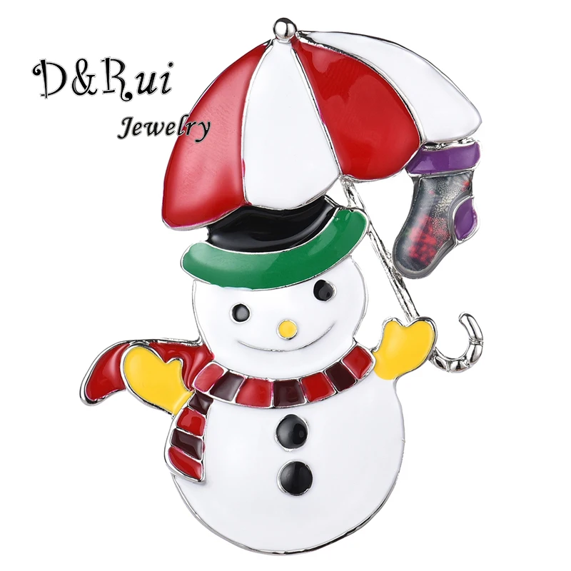 Новинка 2019 лидер продаж Рождественская брошь Снеговик для женщин и мужчин