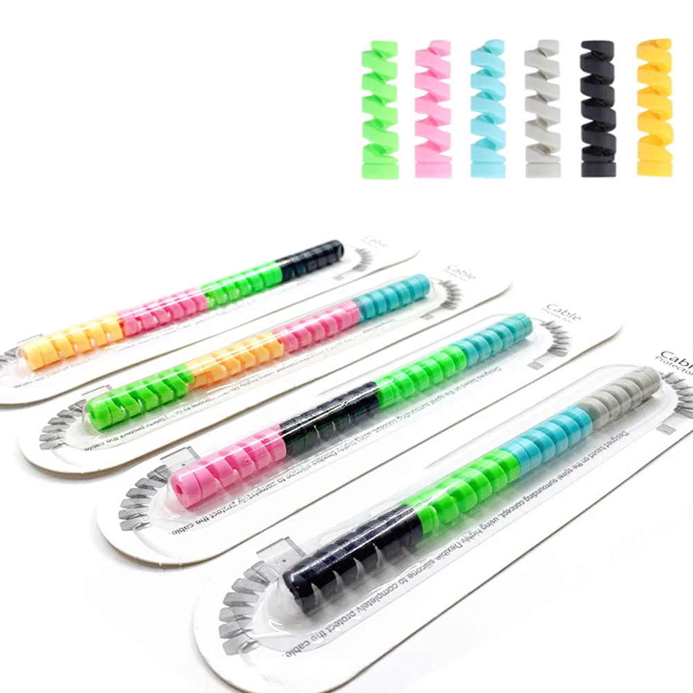 4 шт. аксессуары защита кабеля для передачи данных мягкий устойчивый к разрыву