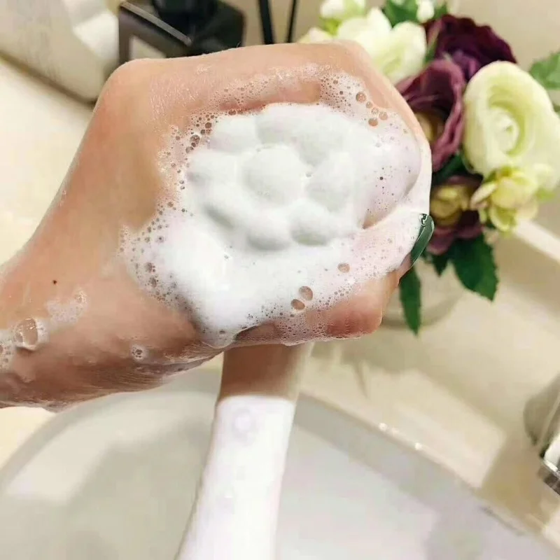 Щетка для очищения лица мягкое волокно Портативное двухстороннее Силиконовое