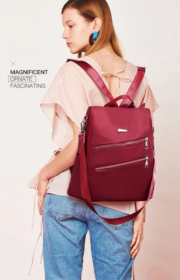 TETHYS Многофункциональный рюкзак для женщин, кожаный рюкзак для путешествий, Большая вместительная женская сумка, Mochila Mujer Sac a Dos