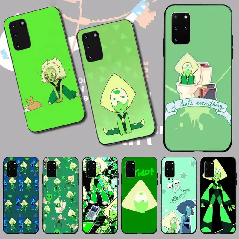 Мягкий силиконовый чехол для телефона PENGHUWAN STEVEN UNIVERSE PERIDOT из ТПУ Samsung S20 plus Ultra S6 S7