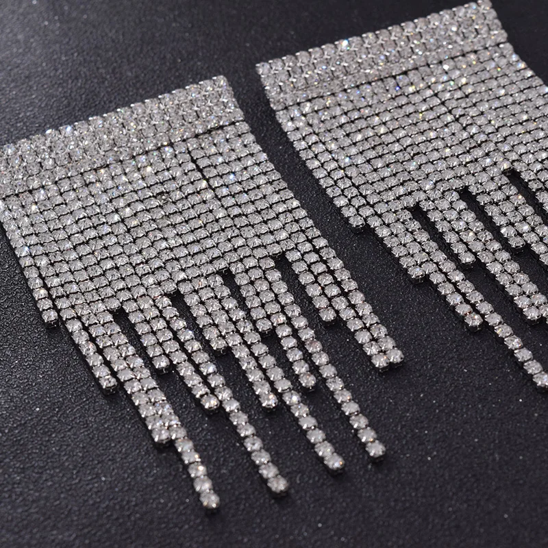 2 шт./лот хрустальные вставки отделка стразами аппликации для украшения