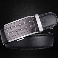 belt mens soft leather automatic buckle mature boy casual belt 120 cm fashion european and american trend wild trousers belt