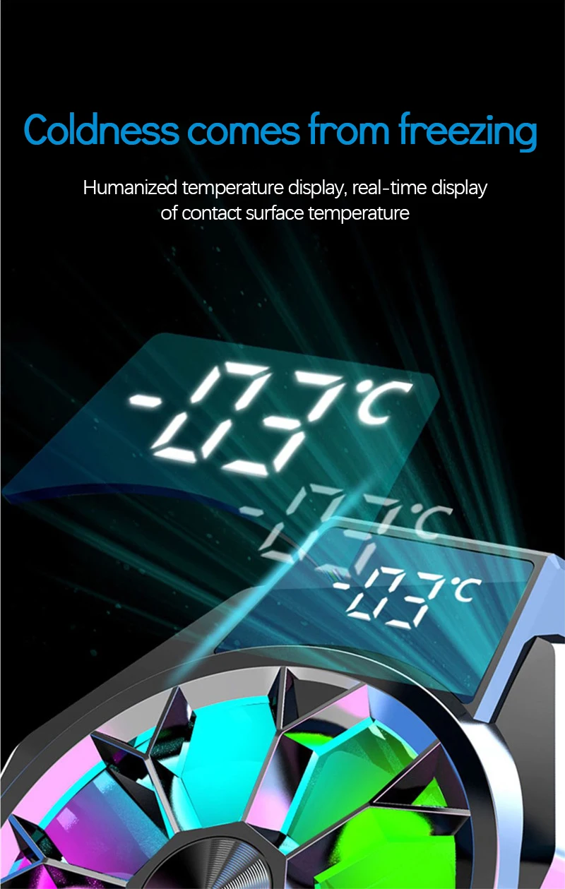 Universal X9 Mobile Phone USB Game Cooler System Cooling Fan Gamepad Holder Stand Radiator Wireless Charging For Iphone Huawei |