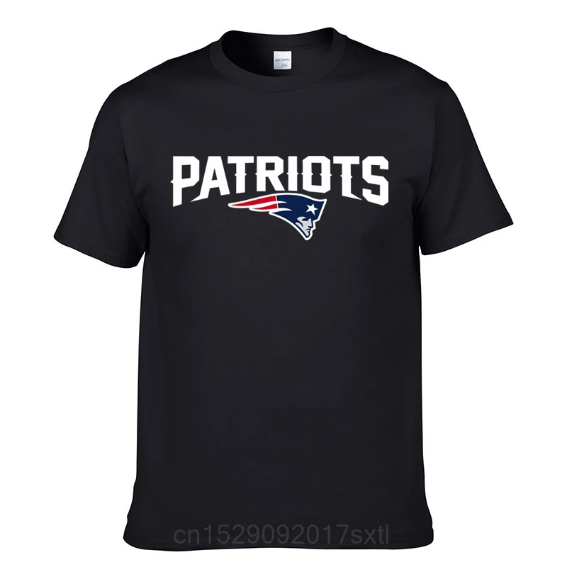 Футболка Patriots Мужская в стиле унисекс модная повседневная хлопковая рубашка хип