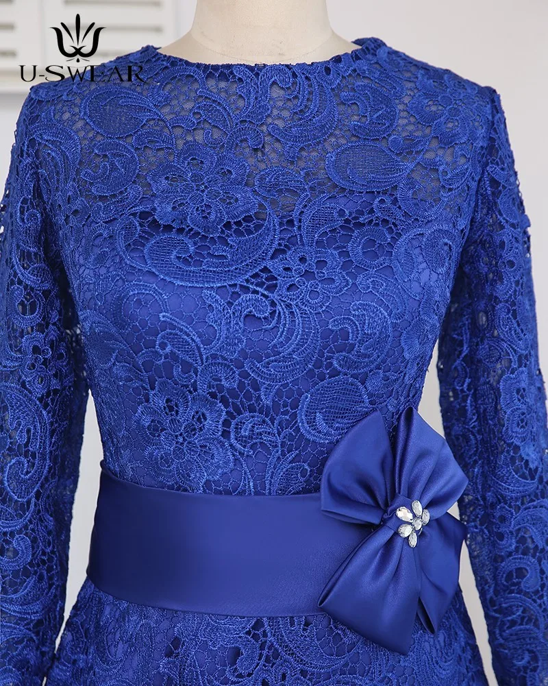 

Elegant Short Mother of The Bride Dresses Sheath Lace Bow Wedding Party Dress Mother Dresses for Wedding Vestido Mae Da Noiva