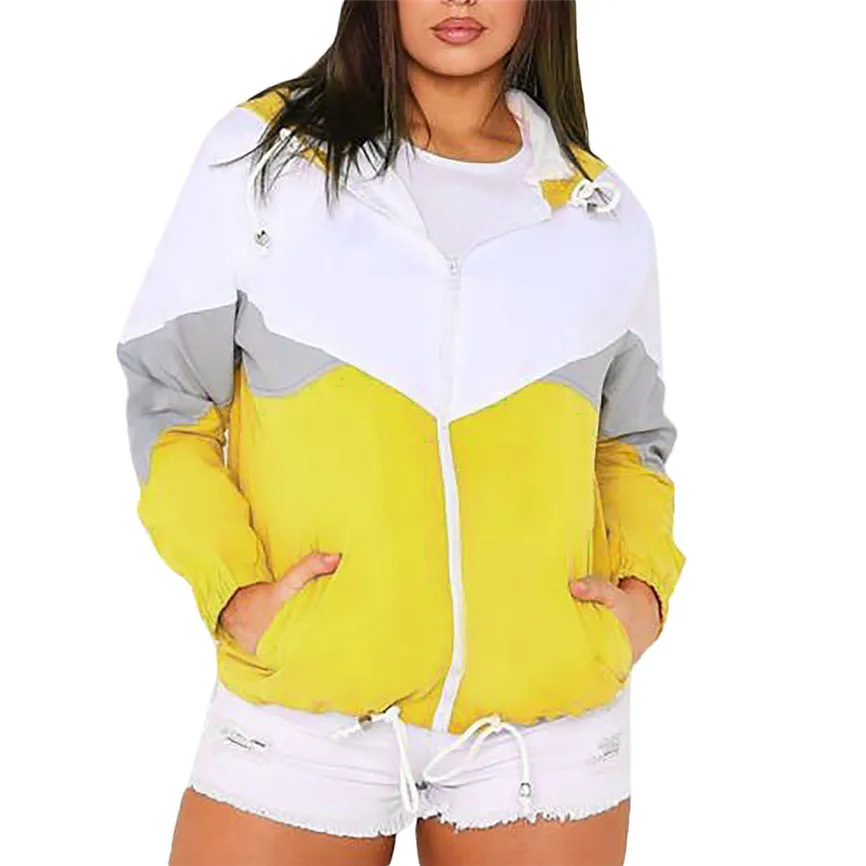 Женские куртки весна осень 2019 женские модные тонкие гидрокостюмы с длинными