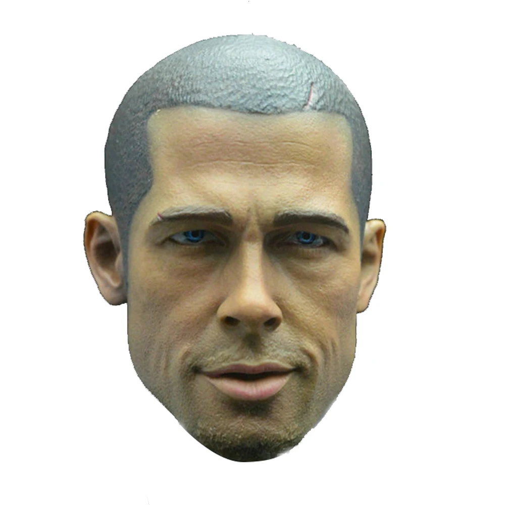 1/6 солдат голову резьба с изображением из фильма Бойцовский клуб Брэд Питт голова