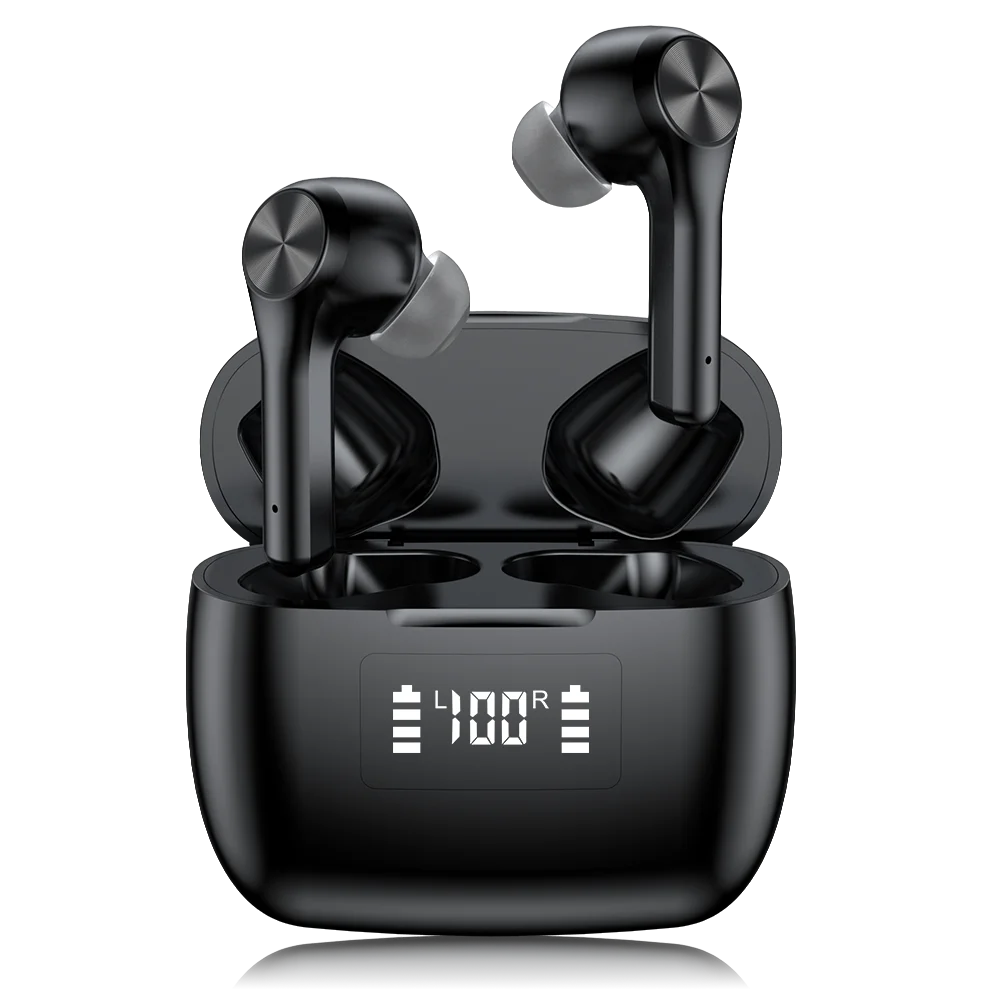 TWS-стереонаушники T9 с поддержкой bluetooth 5 0 и ЖК-дисплеем | Электроника