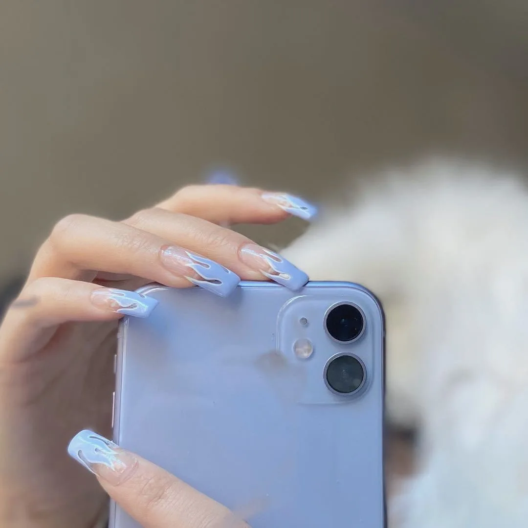 24 шт. французские балерины искусственные ногти окрашенные в модные Готовые