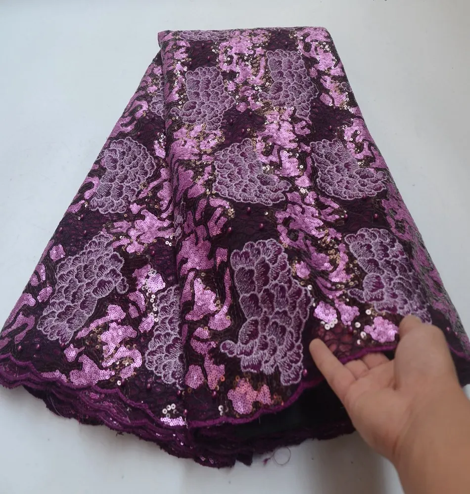Блестящие Блестки Африканские кружева с бисером 2019 уникальный новый Handuct органза